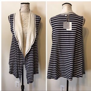 Reversible cotton vest